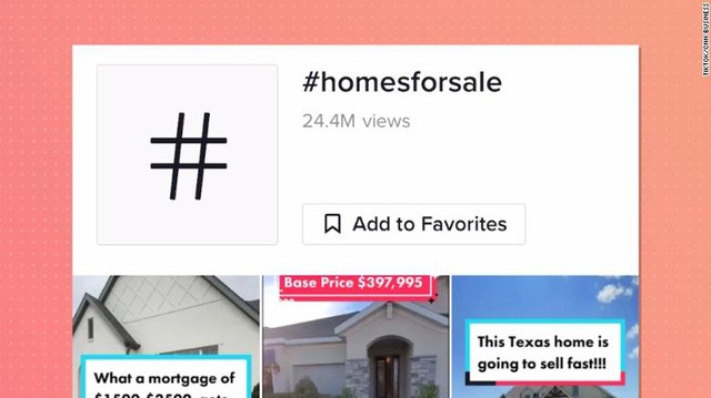 Hashtag liên quan đến nhà nhận được nhiều lượt tìm kiếm