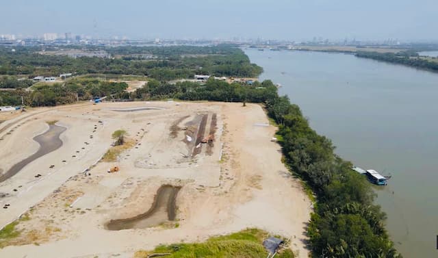 Hình ảnh tiến độ Eco Village Saigon River 2023